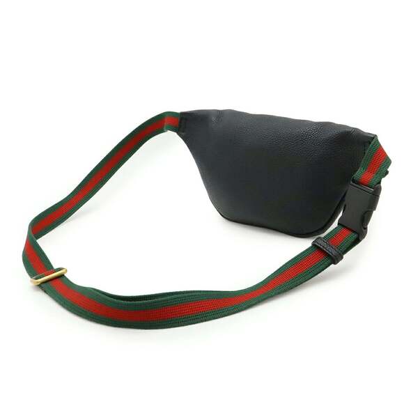 GUCCI Black Leather Fanny Pack - Picture 3 of 8